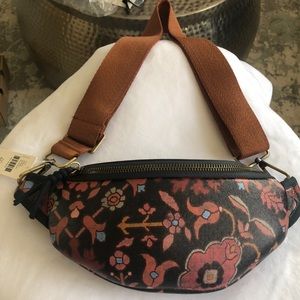 Anthropologie Blue Multi belt bag New with tags